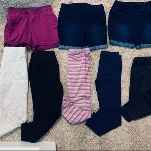 Girls shorts and legging bundle 6x